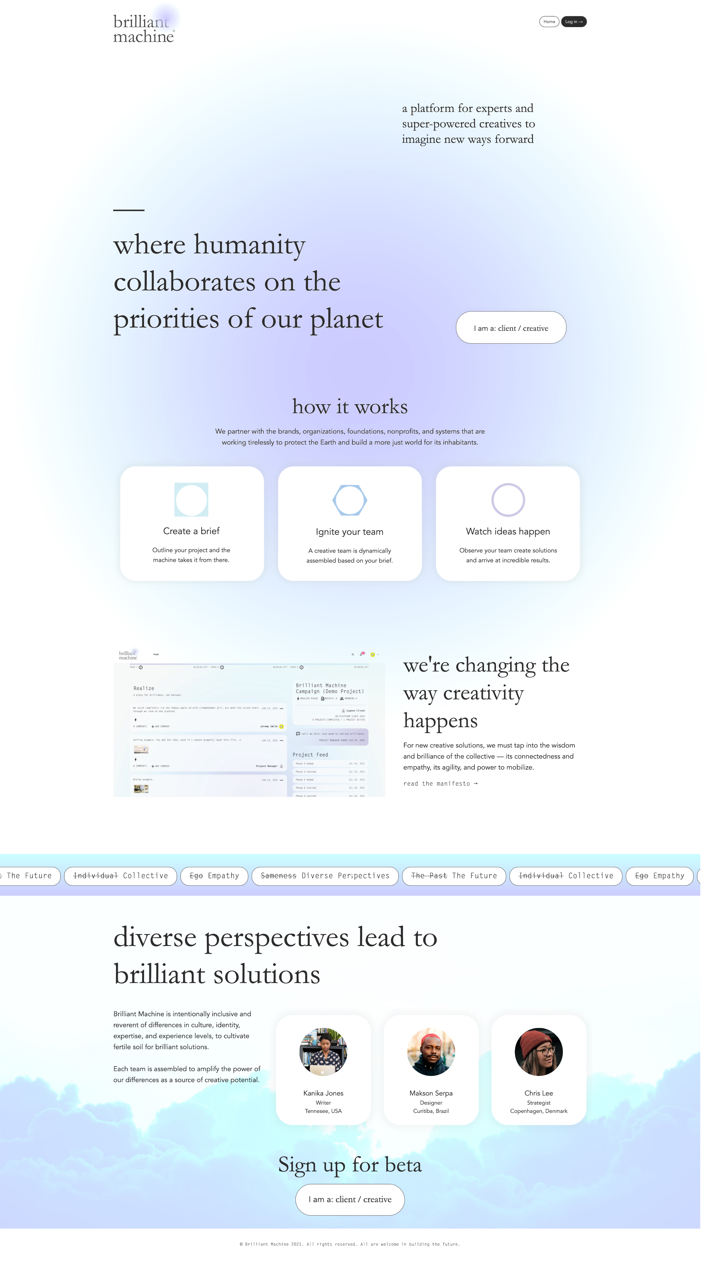 Landing Page