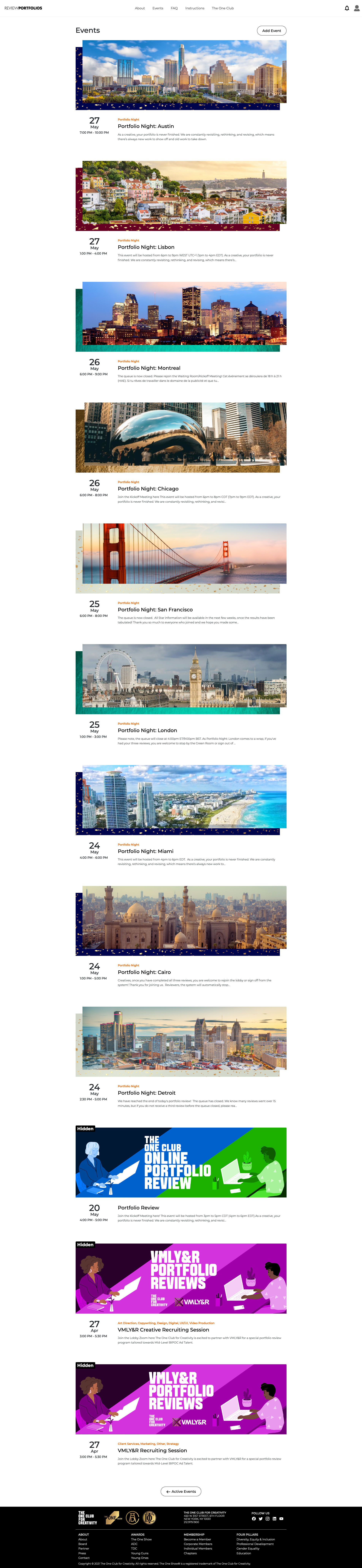 Browse Events